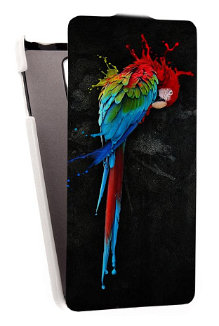 Кожаный чехол для Samsung Galaxy Note 4 (octa core) Armor Case "Full" (Белый) (Дизайн 152)