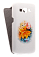 Кожаный чехол для Samsung Galaxy Grand 2 (G7102) Armor Case "Full" (Белый) (Дизайн 9/9)