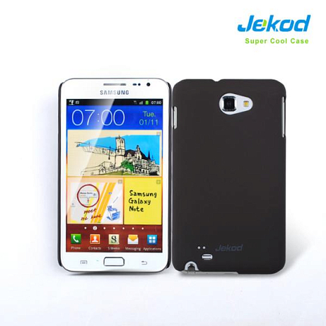 Чехол-накладка для Samsung Galaxy Note (N7000) Jekod (Коричневый)