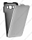 Кожаный чехол для Samsung Galaxy E7 SM-E700F Sipo Premium Leather Case - V-Series (Белый)