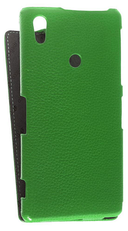    Sony Xperia Z2 Melkco Premium Leather Case - Jacka Type (Green LC)