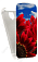 Кожаный чехол для Alcatel One Touch Idol 2 Mini L 6014X Armor Case (Белый) (Дизайн 171)