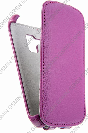 Кожаный чехол для Samsung Galaxy S Duos (S7562) Armor Case (Фиолетовый)
