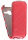 Кожаный чехол для Samsung Galaxy J1 mini (2016) Aksberry Protective Flip Case (Красный)