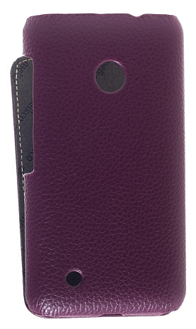    Nokia Lumia 530 / 530 Dual Sim Melkco Premium Leather Case - Jacka Type (Purple LC)