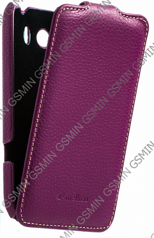    HTC Sensation XL / X315e / G21 Melkco Leather Case - Jacka Type (Purple LC)