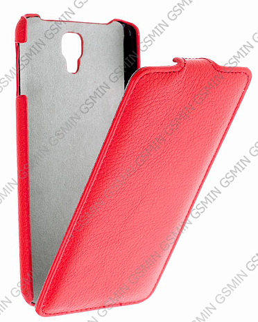 Кожаный чехол для Samsung Galaxy Note 3 Neo (N7505) Art Case (Красный)