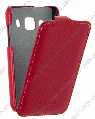    Samsung Galaxy Xcover S5690 Melkco Leather Case - Jacka Type (Red LC)