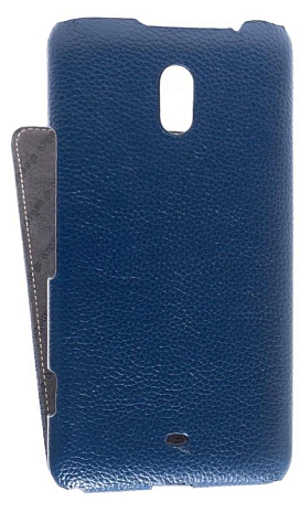    Nokia Lumia 1320 Melkco Leather Case - Jacka Type (Dark Blue LC)
