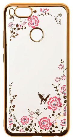    Xiaomi Mi 5X Flowers Crystal TPU Case ()