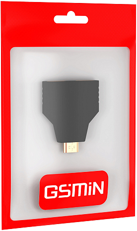   HDMI (M)  2 HDMI (F) GSMIN RA02   ()